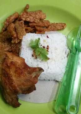 Nasi uduk ayam racik instan