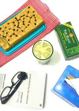 Green Tea Latte Steam Cake (Bolu kukus teh hijau)