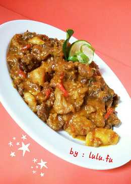 Rendang daging kambing