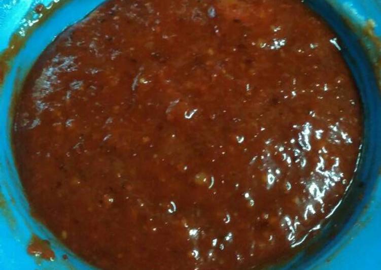 resep lengkap untuk Gochujang imitasi