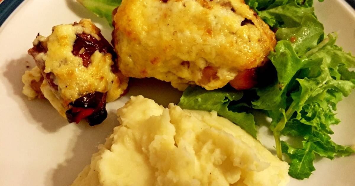 Resep Cheesy Chicken Thigh Stuff Brokollini Capsicum ala Fitri Kajewski