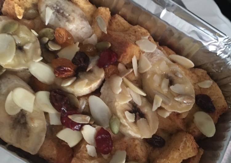 gambar untuk resep makanan Bread Pudding (healthy ver)