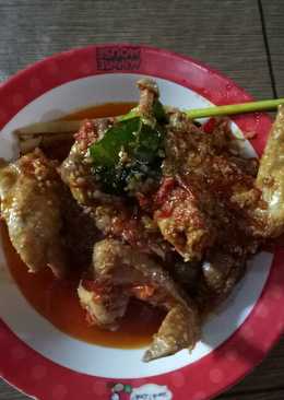 Ayam bumbu kuning pedass