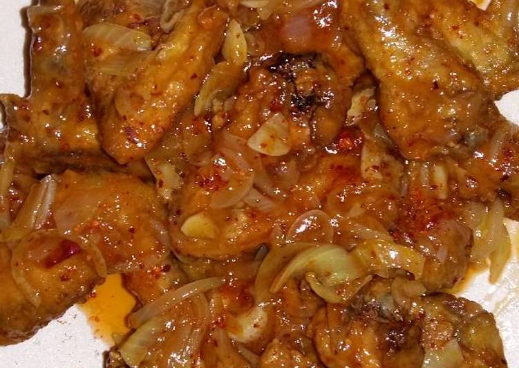 resep lengkap untuk Ayam goreng tepung saos pedas manis