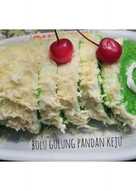 Bolu Gulung Pandan Keju Simpel & Irit