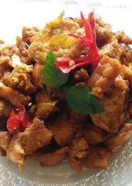 Orak arik telur tempe sederhana