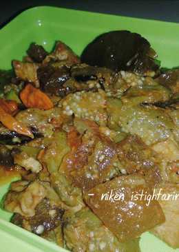 Tumis terong cecek