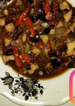 Gurita saus teriyaki