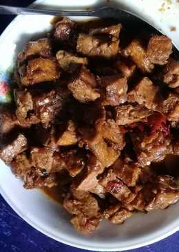 Tempe tahu tumis kecap