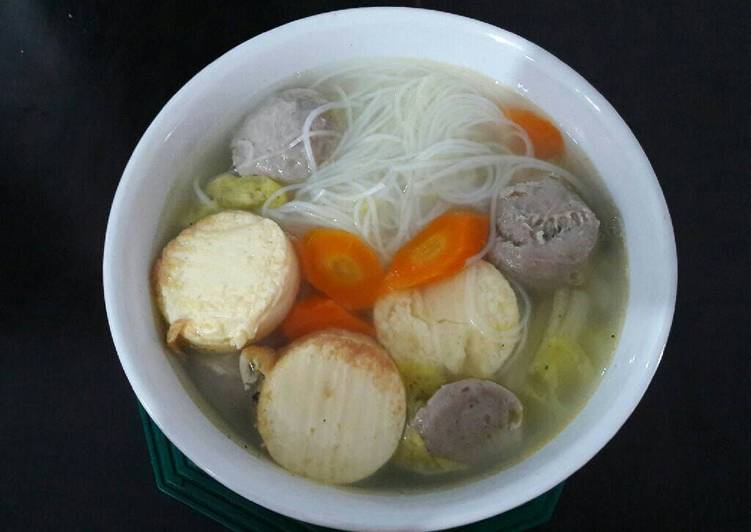 resep masakan Sup Bakso Sapi