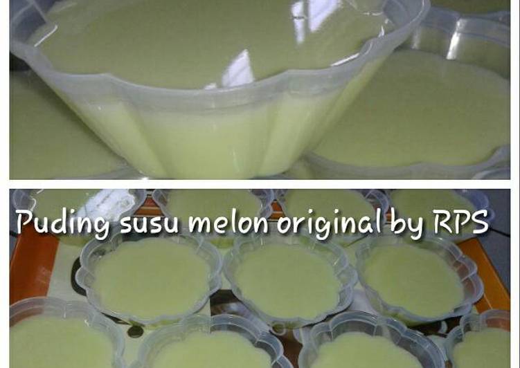 resep makanan Pusu melon original by rumah puding shakilla