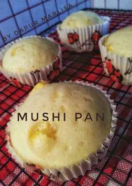 Bekal sekolah - Mushi Pan (steamed cake) Corn & Cheese