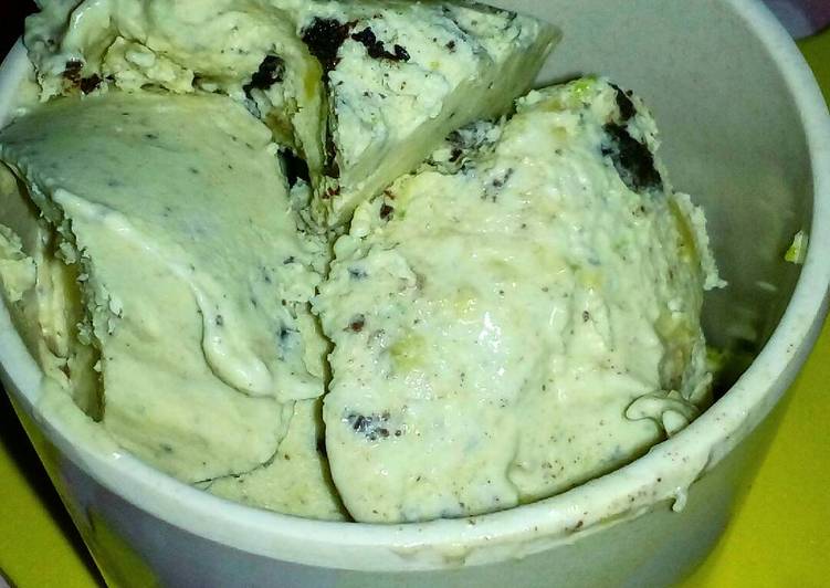 gambar untuk resep Ice Cream AvoReo (Avocado&Oreo)