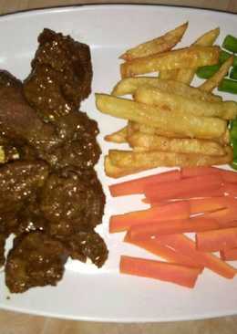 Steak kambing rumahan