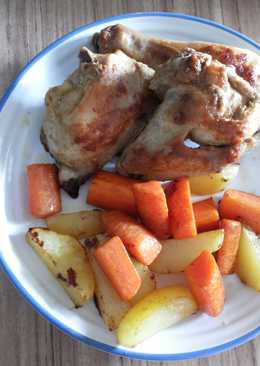 Simple roasted chicken