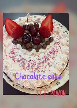 Chocolate cake (tanpa telur tanpa mixer)