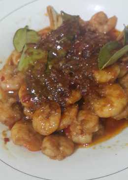 Udang goreng balado simple