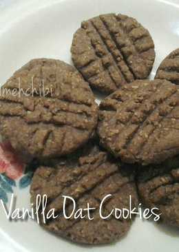 Choco Vanilla Oat Cookies