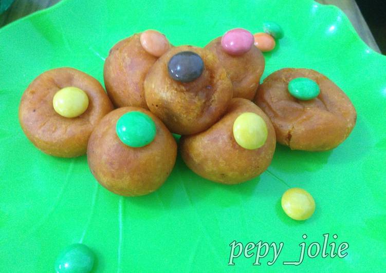 resep lengkap untuk Bola Bola Ubi coklat keju (timus modern)