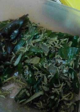 Genjer + Teri Medan Cabe Hijau