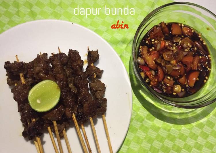 gambar untuk resep makanan Sate Maranggi (pakai daging kambing) #KitaBerbagi