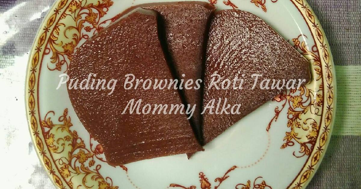 Resep Puding Brownies Roti Tawar Mommy Alka oleh Octa Bee 