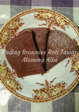 Puding Brownies Roti Tawar Mommy Alka