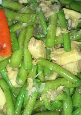 Tumis Kacang Panjang Terasi Telur