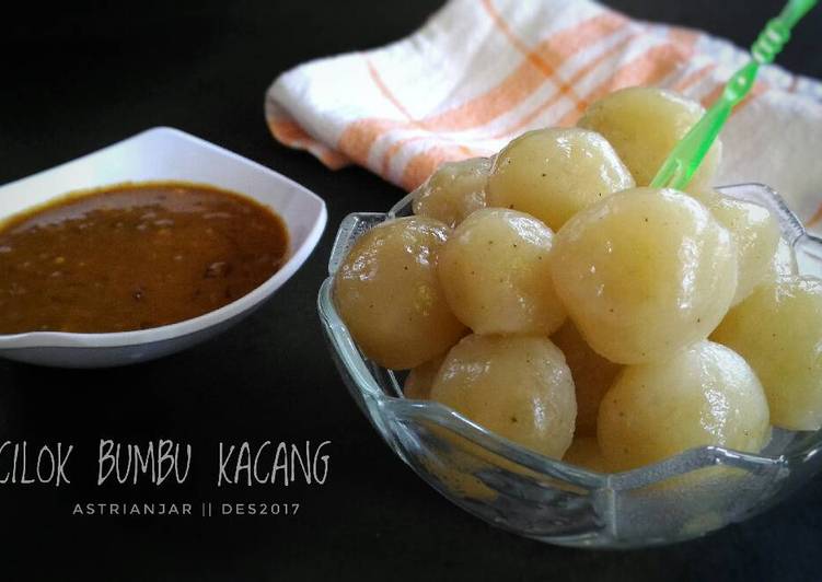 Resep Cilok Bumbu Kacang (#Pr_Jajanandaerah) - ??Astri Anjar??