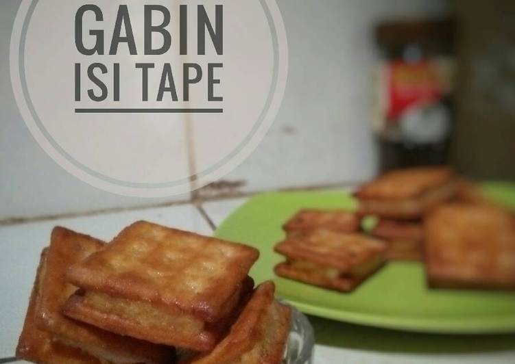 resep makanan Gabin isi tape tanpa gula #berbagi