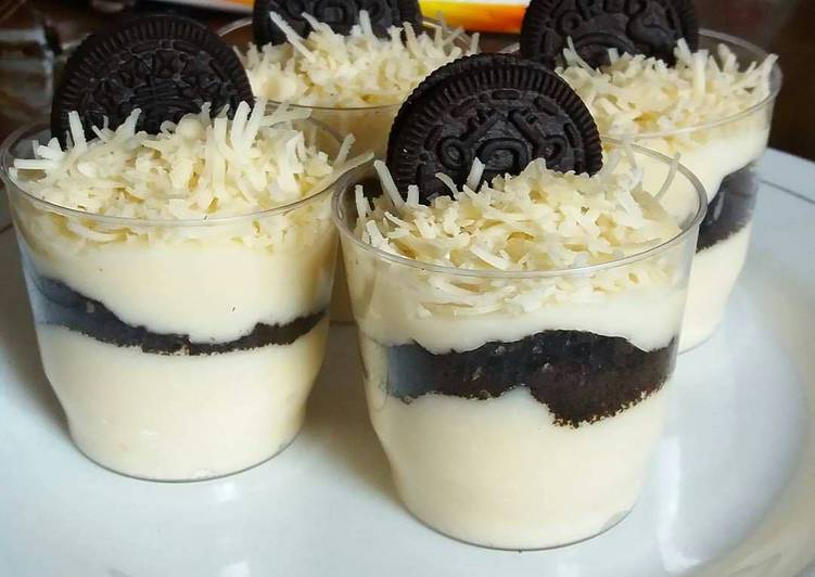 gambar untuk resep makanan Oreo cheesecake lumer lima bahan