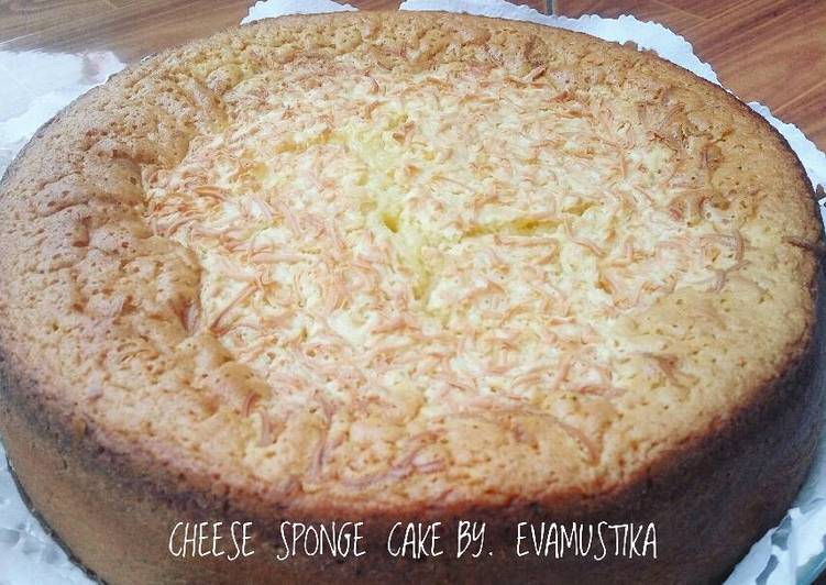 resep Cheese Sponge (Bolu Keju)