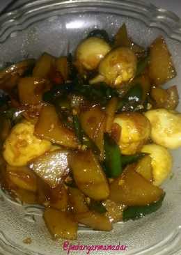 Kentang Telur Puyuh Cabe Ijo