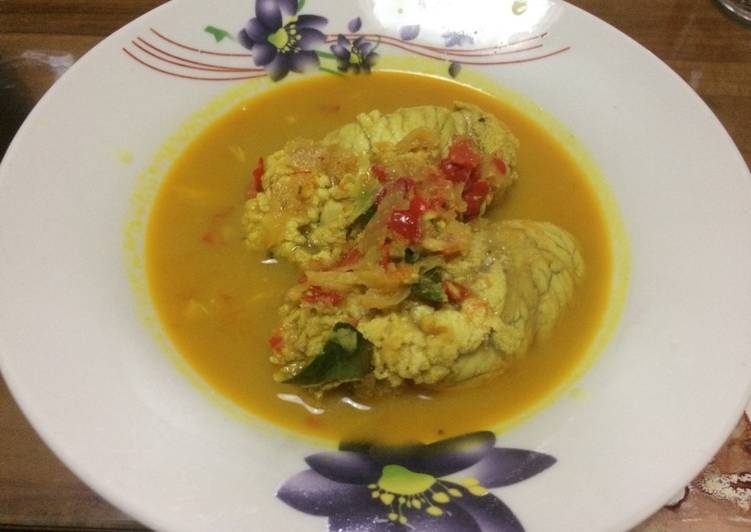 resep masakan Telur Ikan Kakap Masak Bumbu Kuning