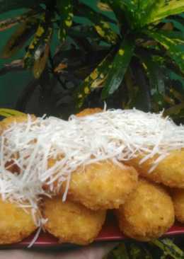 Pisang goreng pasir simple kres-kres