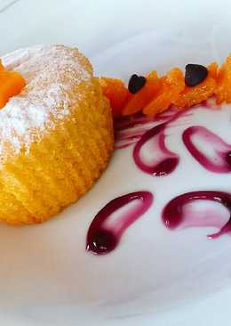 Cheesy pumpkin cupcake