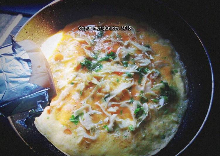 gambar untuk resep makanan Omelet keju sayuran