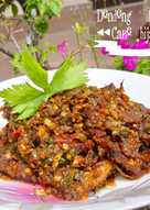 Dendeng Kering Cabe Hijau