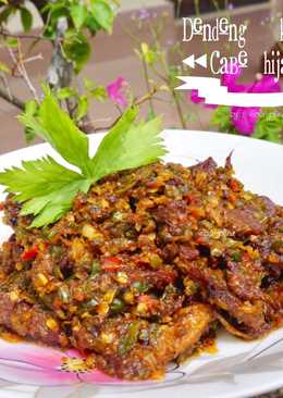 Dendeng Kering Cabe Hijau