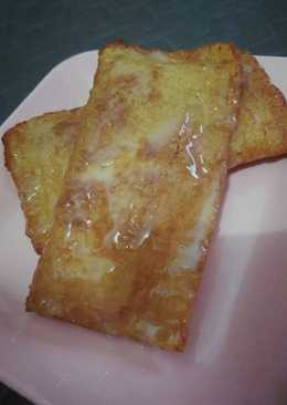 Roti goreng pisang coklat keju