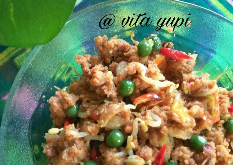 resep masakan Tumis Oncom Leunca Pedas