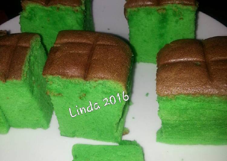 gambar untuk cara membuat Ogura cake pandan super soft moist