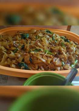 Mie tiaw goreng tanpa daging