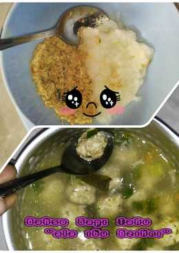 MPASI "Bakso Sapi sehat ala mommy Dzikri" mpasi 4bintang 8bulan