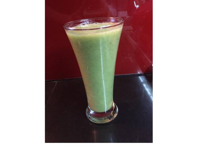 Resep Diet Juice Banana Kiwi Spinach - Yunita chandra