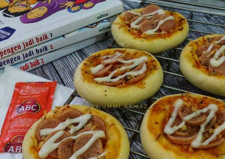 resep makanan Pizza mini (bekal sekolah)