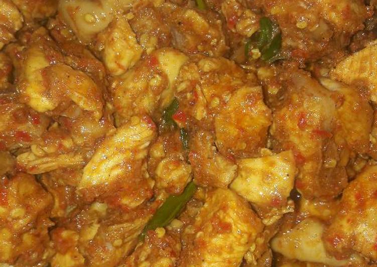 Resep Ayam tumis pedas sederhana Kiriman dari Widya Nontji