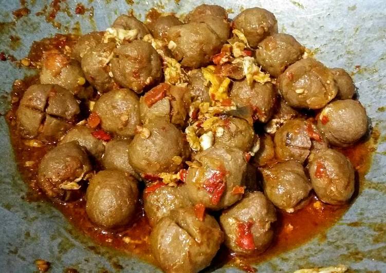 resep makanan Bakso Goreng Seuhah (recook)