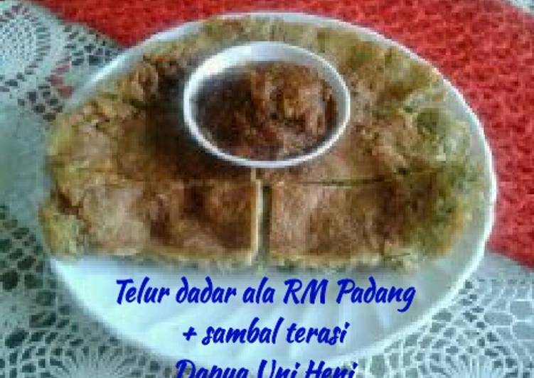 gambar untuk resep Telur dadar ala RM Padang + sambal terasi