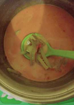 Lontong sayur labu siam